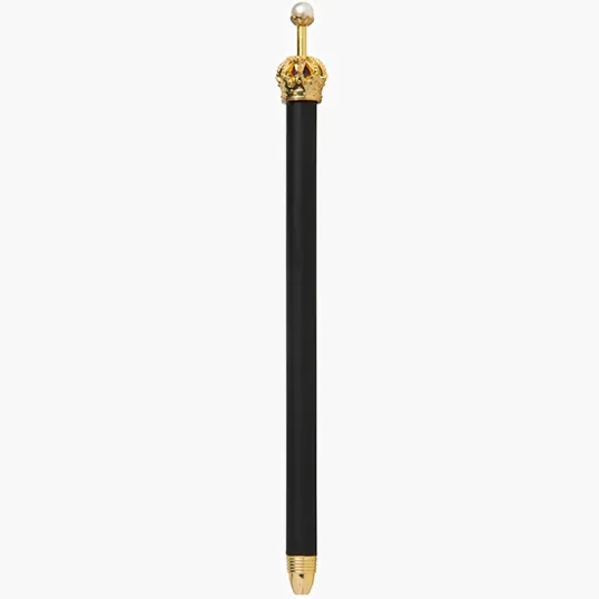 Crown Metal Ballpoint Pen with Pearl Click Mechanism — view 2