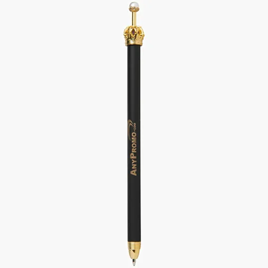 Crown Metal Ballpoint Pen with Pearl Click Mechanism — view 4
