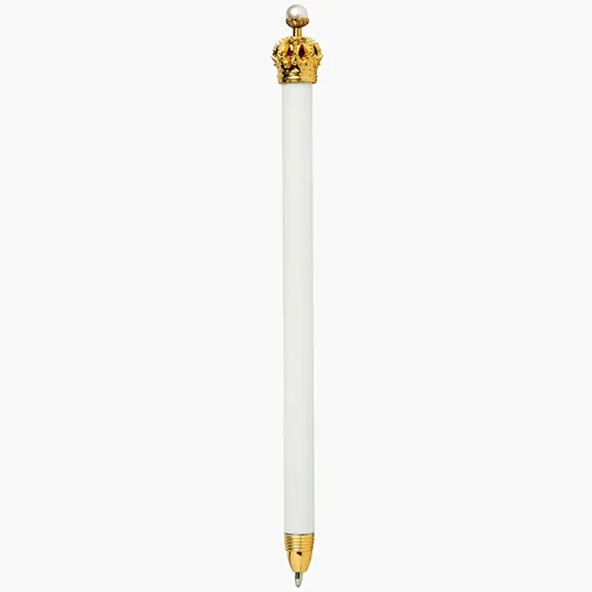 Crown Metal Ballpoint Pen with Pearl Click Mechanism — view 5