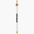 Crown Metal Ballpoint Pen with Pearl Click Mechanism — view 3