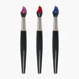 Paint Brush Pen with Black Handle