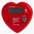 Heart Shaped Pedometer — view 2