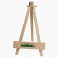 Wooden Easel Phone Holder — view 2