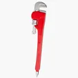 Red Wrench Tool Pen — view 2