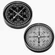Small Resin Compass, 1.75"