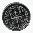 Small Resin Compass, 1.75" — view 2