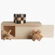 3-in-1 Wooden Puzzle Boxed Set — view 3