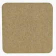 Cork Coaster Square, 3.5" — view 3