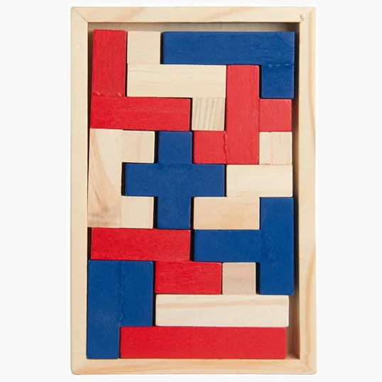 Color Wood Shapes Challenge Puzzle — view 4