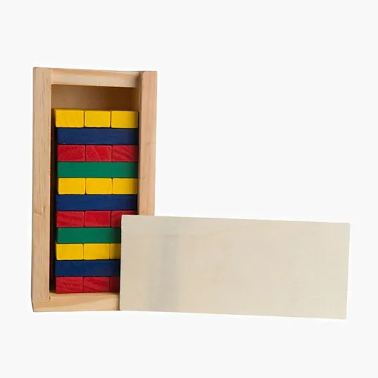 Multi-Colored Block Wooden Tower Puzzle — view 4
