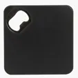 Bottle Opener Coaster, 3.25" Wood — view 3