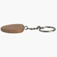 Heart Wooden Keyring — view 3