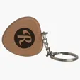 Heart Wooden Keyring