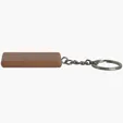 Rectangle Wooden Keyring — view 3