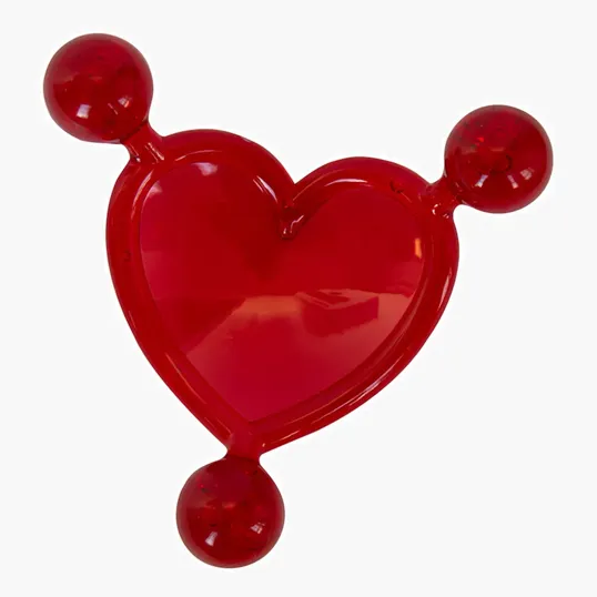 Heart-Shaped Plastic Massager