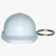 Hard Hat Bottle Opener Keyring — view 3