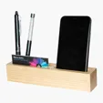Wood Desk Organizer — view 2