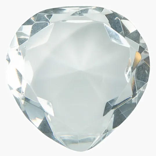 Crystal Heart Paperweights — view 3