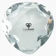 Crystal Heart Paperweights