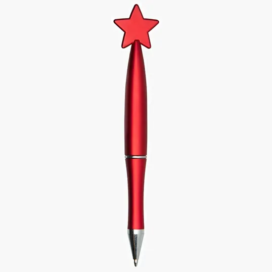 Star Pen with Metal-Look Finish — view 4