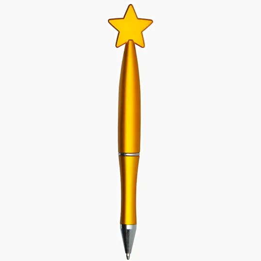 Star Pen with Metal-Look Finish — view 5