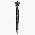 Star Pen with Metal-Look Finish