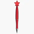 Star Pen with Metal-Look Finish — view 4
