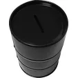 Oil Barrel Coin Bank — view 3