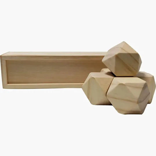 Wooden Stacking Blocks, Set of 5 — view 3