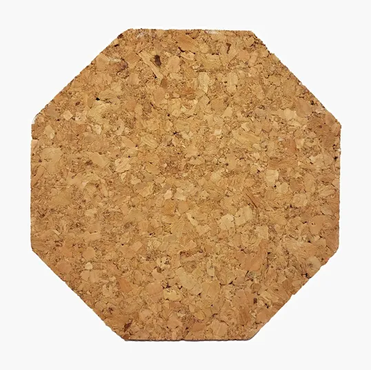 Octagon Cork Coaster — view 4
