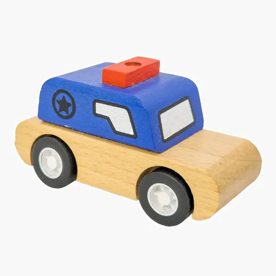 Wooden Police Car