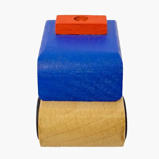 Wooden Police Car — view 3