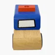 Wooden Police Car — view 2