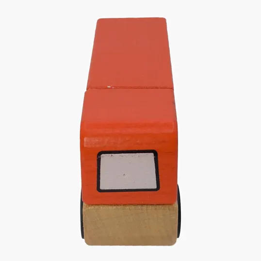 Wooden Fire Truck — view 2