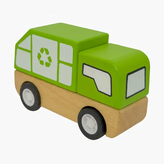 Wooden Recycling Truck — view 2