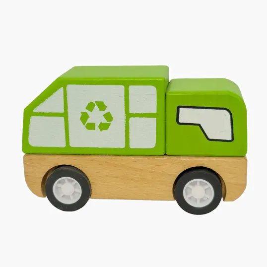 Wooden Recycling Truck — view 5