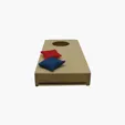 Desktop Bean Bag Game, Wood — view 2