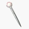 Baseball Squeeze Top Pen — view 2