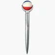Beach Ball Squeeze Top Pen — view 2