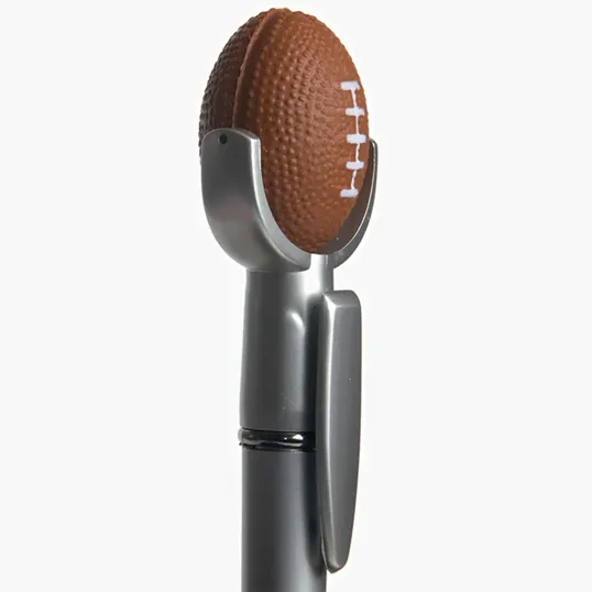 Football Squeeze Top Pen — view 3