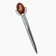 Football Squeeze Top Pen — view 2