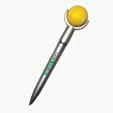 Tennis Ball Squeeze Top Ballpoint Pen