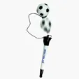 Pop Top Soccer Ballpoint Pen