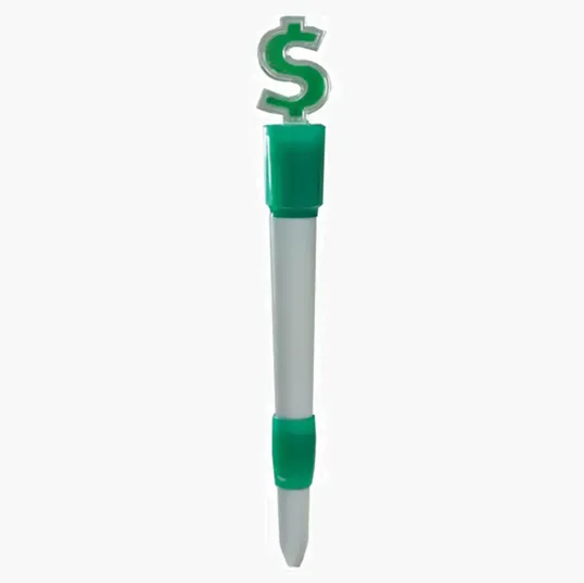 Ballpoint Light Up Dollar Sign Pen — view 2