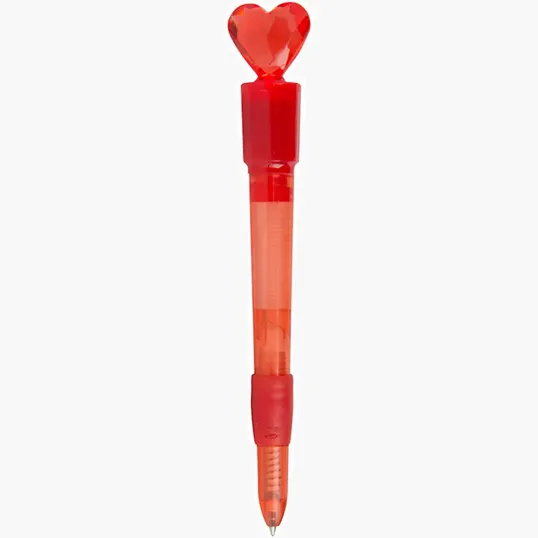 Light Up Heart Ballpoint Pen — view 3