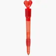 Light Up Heart Ballpoint Pen — view 3