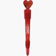 Light Up Heart Ballpoint Pen
