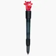 Ballpoint Light Up Cow Pen — view 2