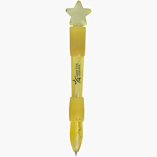 Ballpoint Light Up Star Pen — view 2