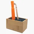 Everything Holder Small Wood Desk Organizer